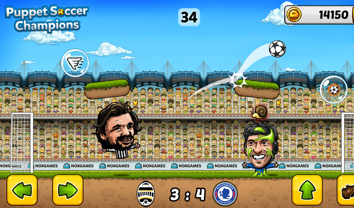 Puppet Soccer Champions em Jogos na Internet