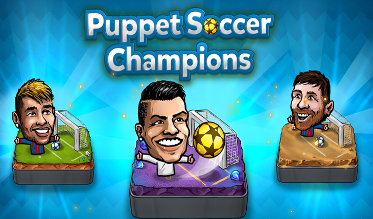 Puppet Soccer Champions - Football League of the big head Marionette stars  and players