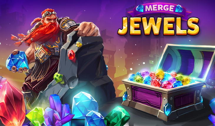 Merge Jewels - Jogar de graça