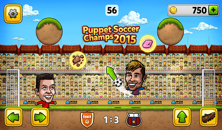 Puppet Soccer Champions - GAMEPLAY 